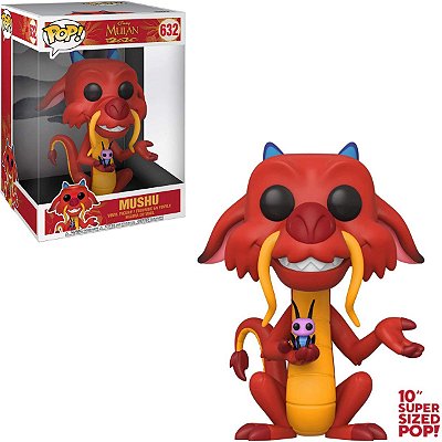 Funko Pop Mulan 632 Mushu SuperSized 10'' 26cm