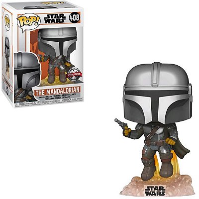 Funko Pop Star Wars 408 The Mandalorian Flying w/ Blaster