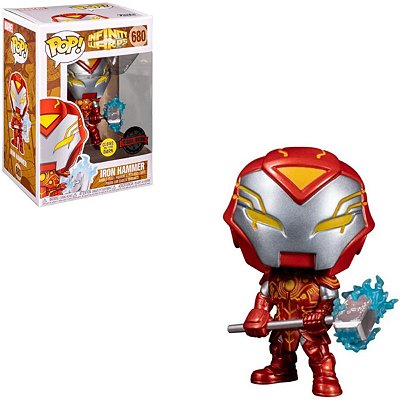 Funko Pop Infinity Warps 680 Iron Hammer Glows in the Dark