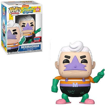 Funko Pop Spongebob 834 Mermaidman Homem-sereia