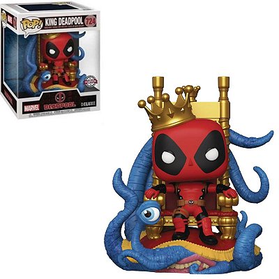 Funko Pop Marvel 724 King Deadpool on Throne Special Edition