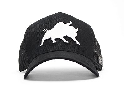 Boné Trucker Preto Barcelona Design