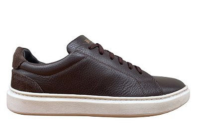 Tênis Masculino Couro Preto Barcelona Design