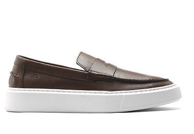 Tênis Loafer Couro Pinhão Barcelona Design