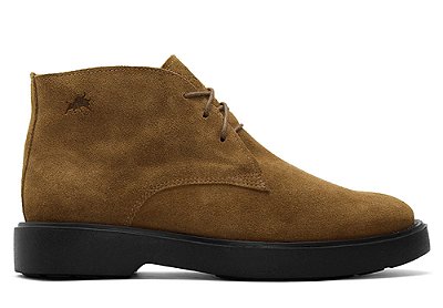 Bota Chukka Couro Camurça Marrom Barcelona Design