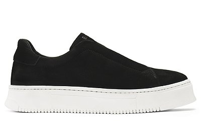 Tênis Casual Couro Preto Nobuck Barcelona Design | Easy Bull