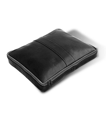 Bolsa organizadora porta roupas em couro legítimo para mochilas e malas