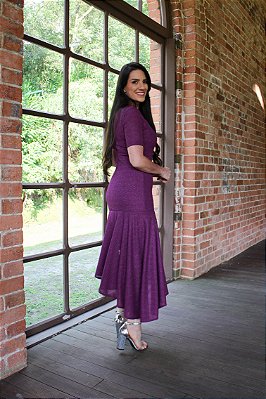 Vestido Mullet Uva