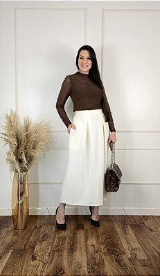 Saia Maximidi Off White