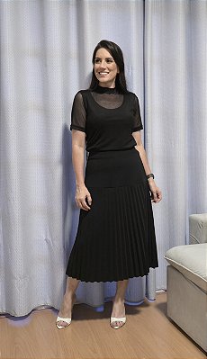 Saia Essenza Plissada