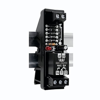 Relé Acoplador interface AA1R - 1 contato reversível - 15A