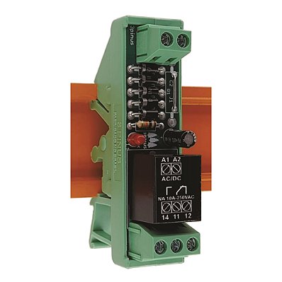 Relé Acoplador interface AA1R - 1 contato reversível - 15A
