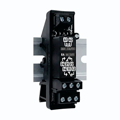 Relé Acoplador de Interface CC2R - 2 contato reversíveis - 8A