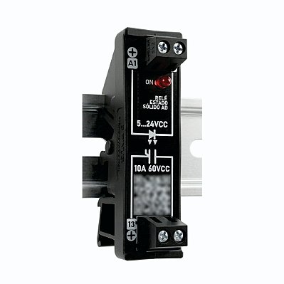 Relé Estado Sólido SSR 10A VCC_VCC 5_24VCC 0_60VCC