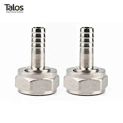 Espigão Reto / 3/8 X 5/8 / Inox 304 / 2 Unidades / Para Torneira ou Válvula Extratora