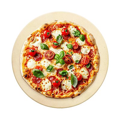 Pedra Refratária Para Pizza / Placa Cordierita / Redonda 29,2 cm