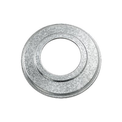 Anel de Acabamento / Para Forro e Parede / Ø 115 mm / Galvanizado