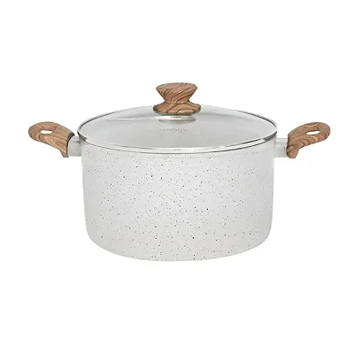 Panela Caldeirão — 24 cm — Cook Marmol — Mimo Style