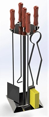 Conjunto Para Limpeza / Com Cabo De Madeira