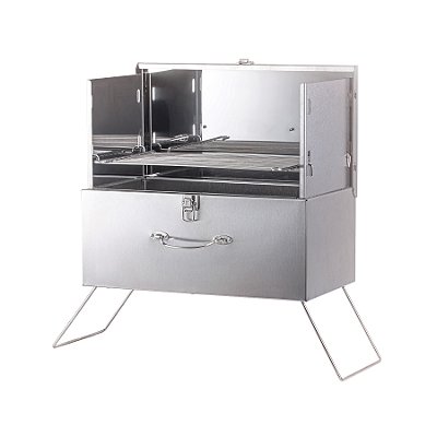 BOX BBQ® LÉGER — Churrasqueira Portátil — 100% Inox