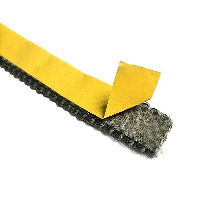 Fita de Fibra-Cerâmica Autoadesiva — 2 mm X 12 mm — 1 Metro — Isolamento Térmico