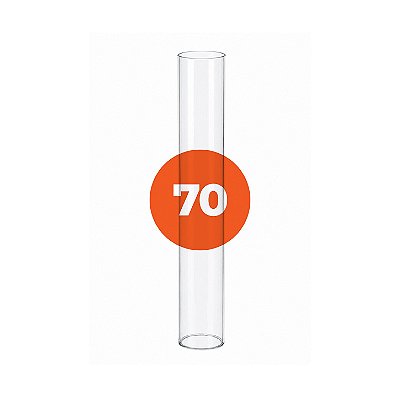 Tubo de Vidro 70 cm — Borossilicato — Para Tubo Mágico® Feuer 70