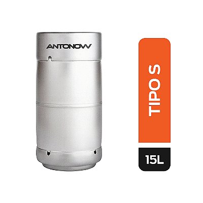 Barril 15 Litros — Tipo S — Slim — Inox 304 — Passivado