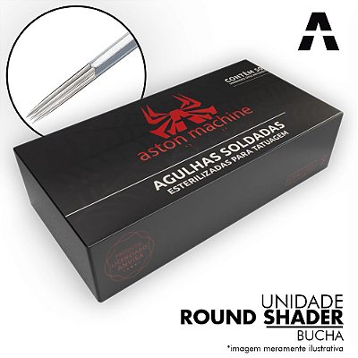 Agulha Descartável Aston RS - Round Shader 12 - Unidade