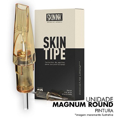 Cartucho Skin Ink Round Magnum RM Para Pintura - Unidade