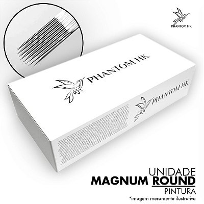 Agulha Phantom Round Magnum RM Para Pintura - Unidade