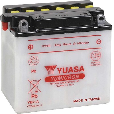 Bateria Yuasa YB7-A Yes 125 Katana Intruder 125 V-Blade 250
