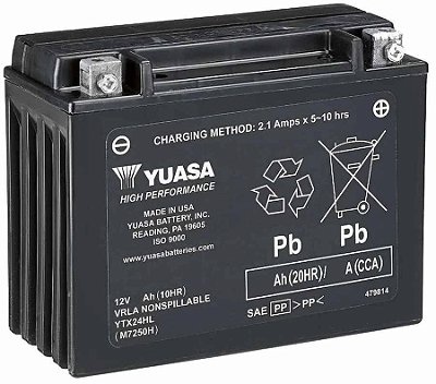 Bateria Yuasa YTX24HL-BS Can-Am Spyder 650 Spyder 990 / 1330