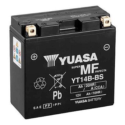 Bateria Yuasa YT14B-BS FZS 1000, MT-01, BT1100, XVS1100 Drag Star, FJR1300