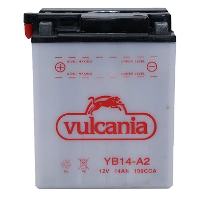 Bateria Vulcania YB14-A2 14Ah CBX 750 Galo CBF1000 importada