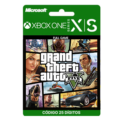 Grand Theft Auto V Gta 5 Xbox One/Series X|S 25 Dígitos