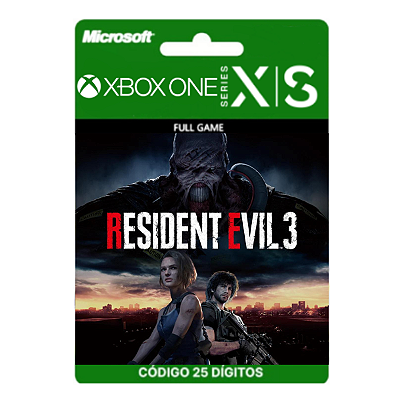 Resident Evil 3 Remake Xbox One/Series X|S 25 Dígitos