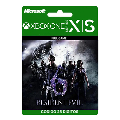 Resident Evil 6 Xbox One/Series X|S 25 Dígitos