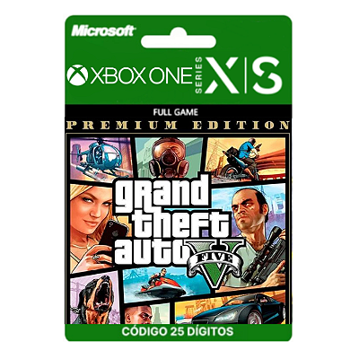 Grand Theft Auto V (xbox Series X, s) Código 25 Dígitos