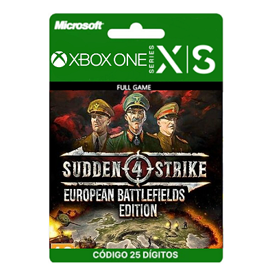 Sudden Strike 4 European Battlefields Edition Xbox One/Series X|S 25 Dígitos