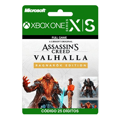 Assassins Creed Valhalla Ragnarök Edition Xbox One/Series X|S 25 Dígitos