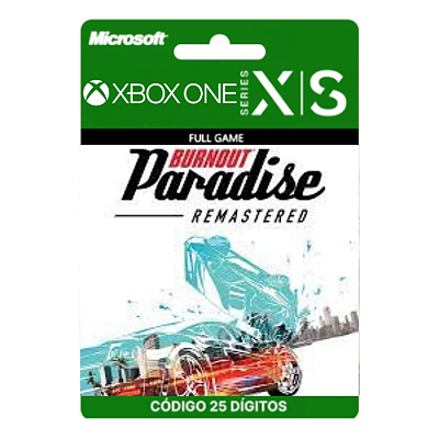 Burnout Paradise Remastered Xbox One/Series X|S 25 Dígitos