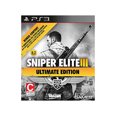 Sniper Elite 3 Ultimate Edition Mídia Digital Ps3 Psn