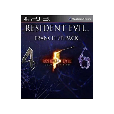 Resident Evil Franchise Pack (4,5,6) Mídia Digital Ps3 Psn