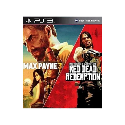 Red Dead Redemption + Max Payne 3 Mídia Digital Ps3 Psn