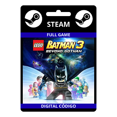 Lego Batman 3 Beyond Gotham Steam Código De Resgate Digital