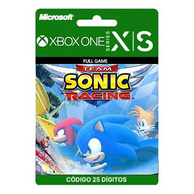 Team Sonic Racing Xbox One/Series X/S 25 Dígitos