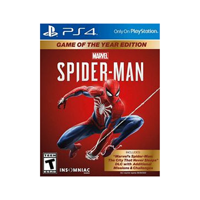 Marvel Spider Man Game Of The Year Edition Ps4/Ps5 Mídia Digital - Homem Aranha