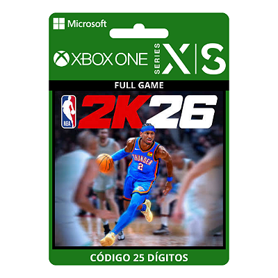 Nba 2k26 Xbox One/Series X|S Código 25 Dígitos
