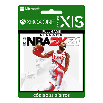 Nba 2k21 Xbox One/Series X|S Código 25 Dígitos