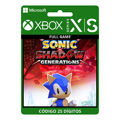 Sonic X Shadow Generations Xbox One/Series X|S 25 Dígitos